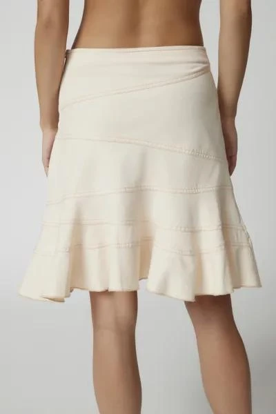 UO Millie Fluted Denim Mini Skirt 商品