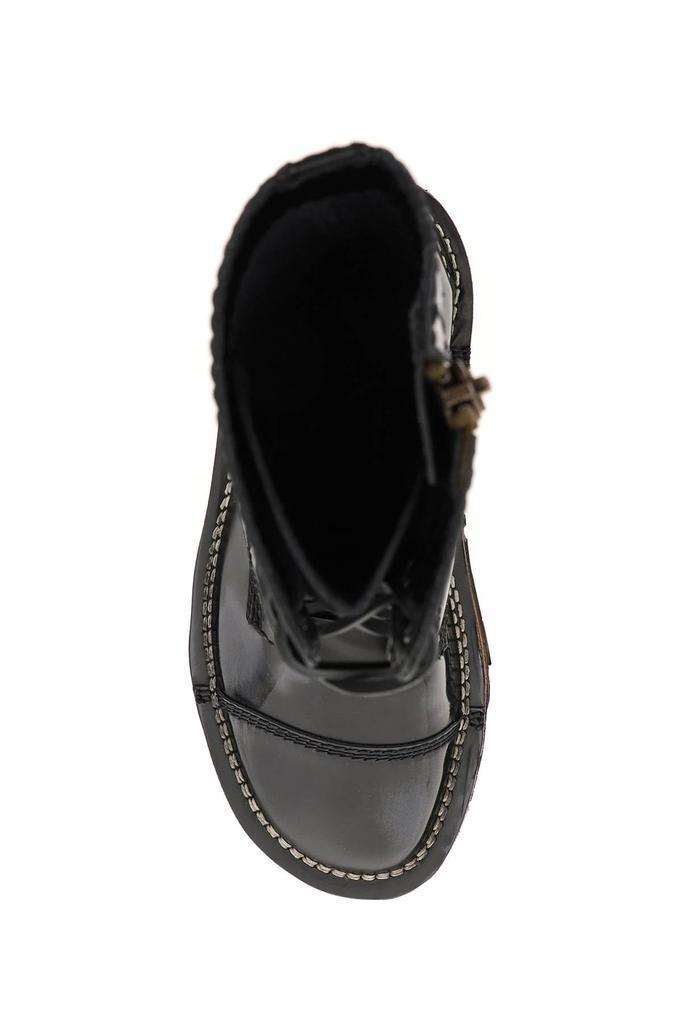 商品Acne Studios|Acne studios leather lace-up ankle boots,价格¥3213,第4张图片详细描述