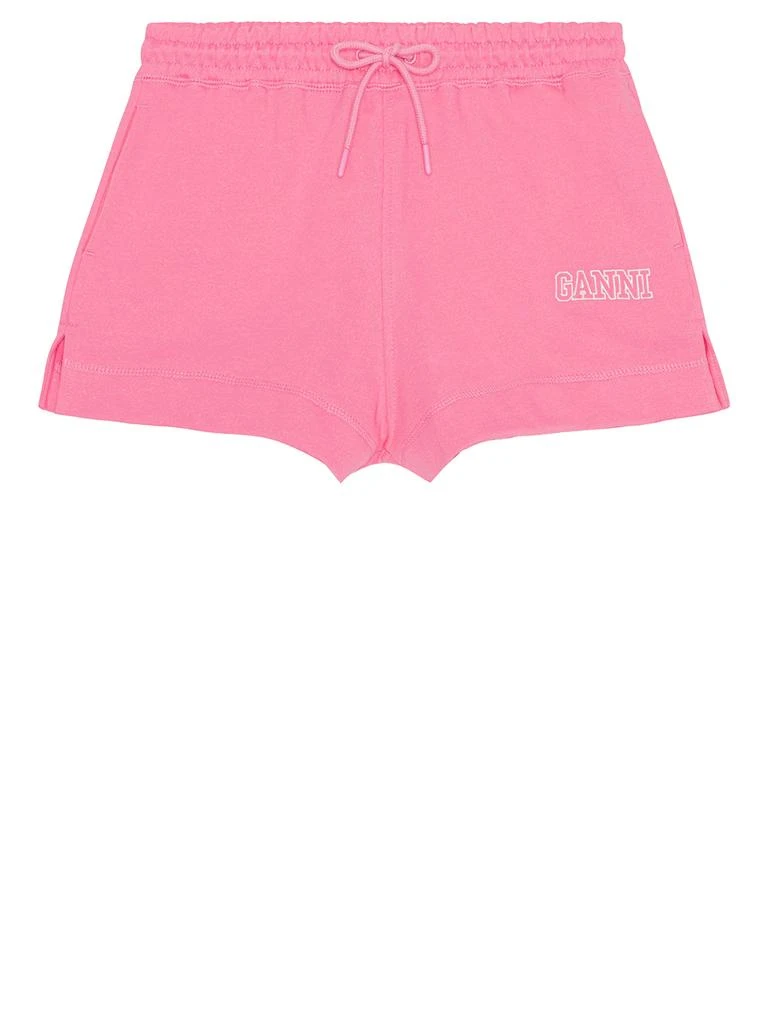 商品Ganni|Cotton shorts with logo,价格¥526,第1张图片