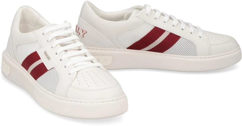 商品Bally|Bally Melys-t Leather And Fabric Low-top Sneakers,价格¥1936,第3张图片详细描述