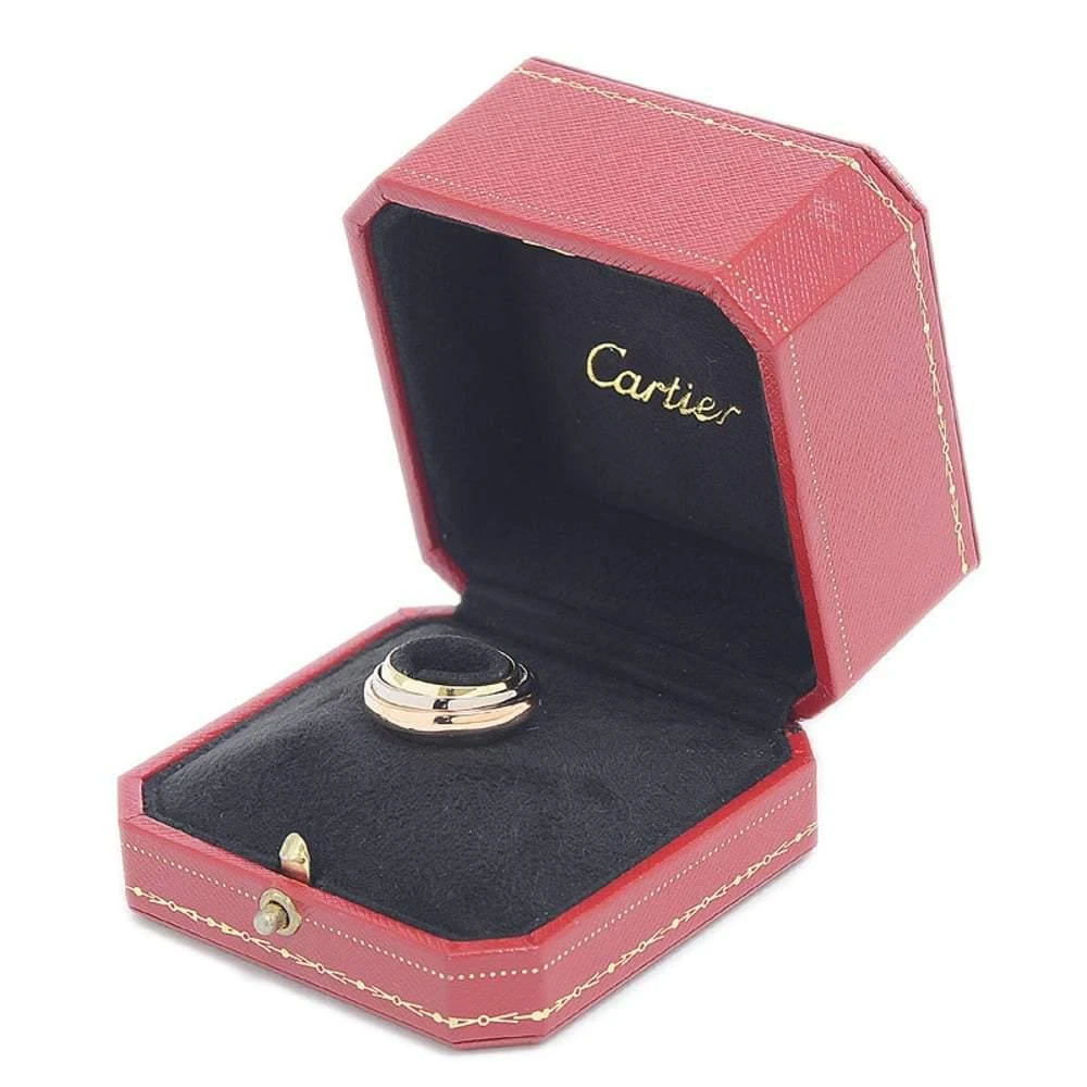 Cartier Vintage Must Essence 18K Yellow Gold Rose Gold and White Gold Ring EU 50 商品