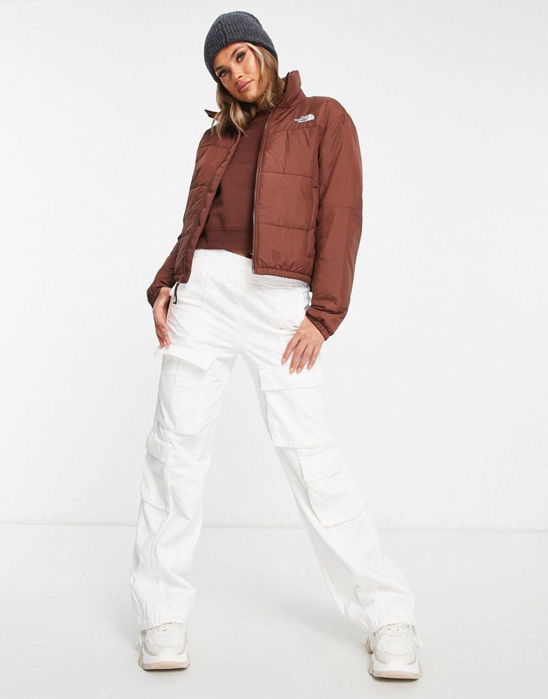 The North Face Gosei puffer jacket in brown商品第4张图片规格展示