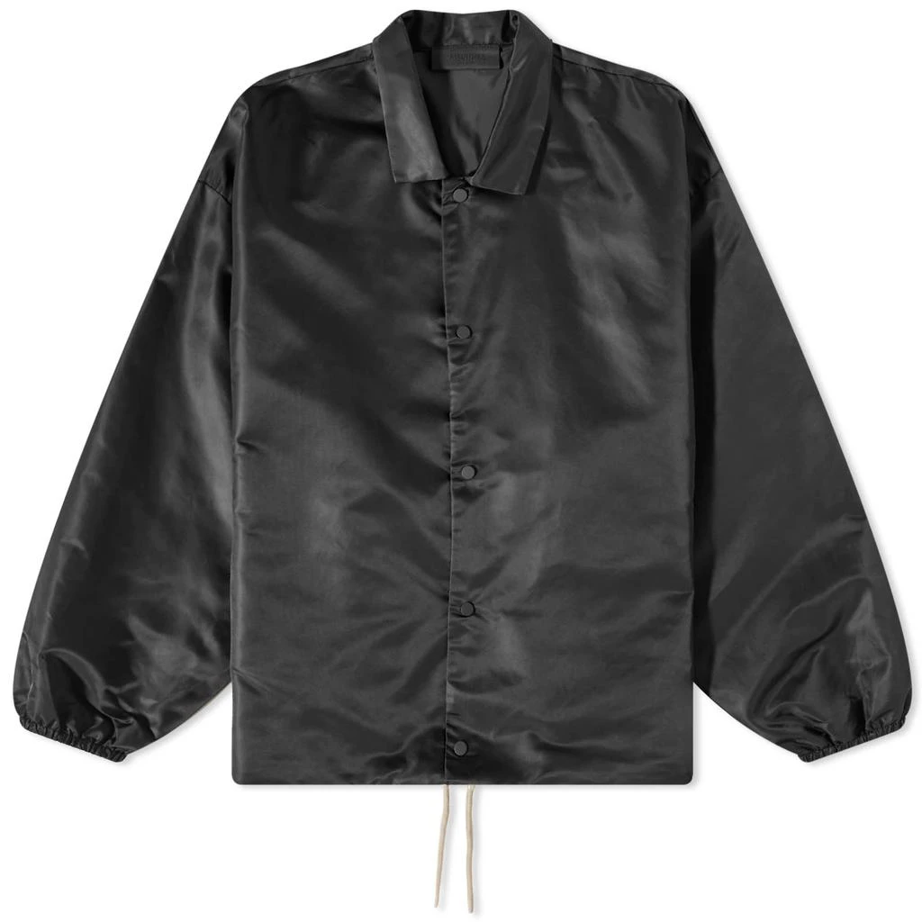 商品Essentials|Fear of God ESSENTIALS Core 23 Coach Jacket - Black,价格¥1377,第1张图片