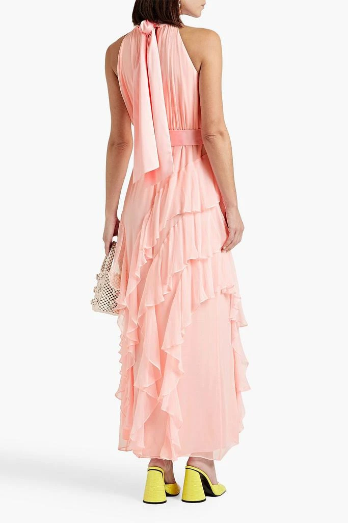 商品Alice + Olivia|Emelia tiered ruffled silk-chiffon maxi dress,价格¥900,第3张图片详细描述