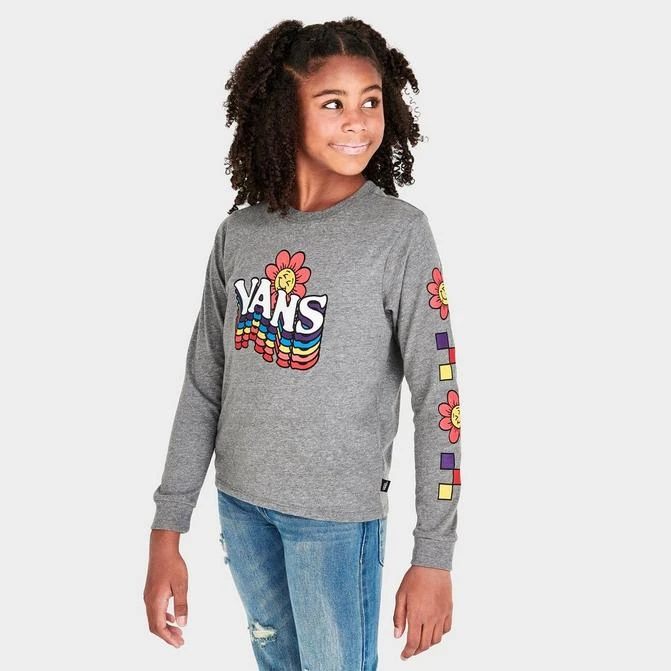 商品Vans|Girls' Vans Smile Repeater Shorty Long-Sleeve T-Shirt,价格¥112,第1张图片