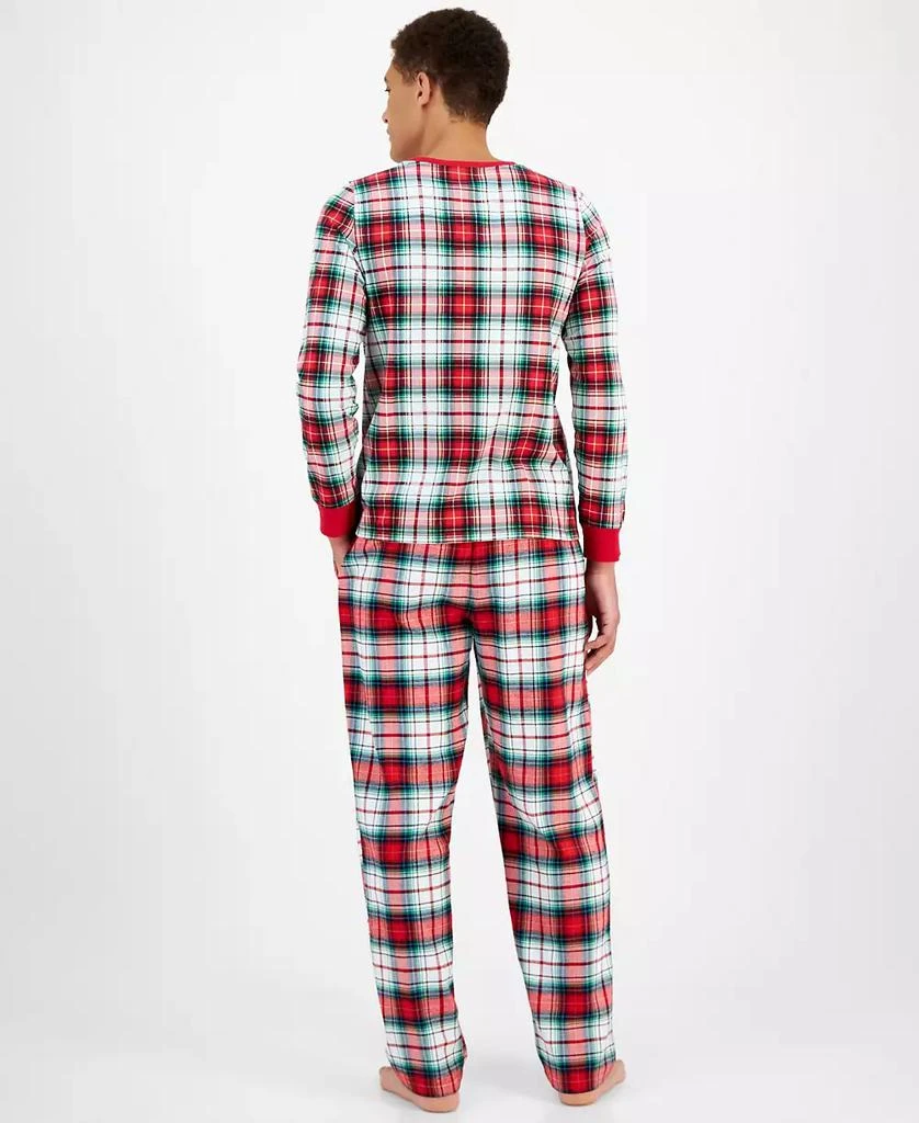 商品Holiday Lane|Men's Winterton Plaid Cotton Matching Family Pajamas Set, Created for Macy's,价格¥150,第3张图片详细描述