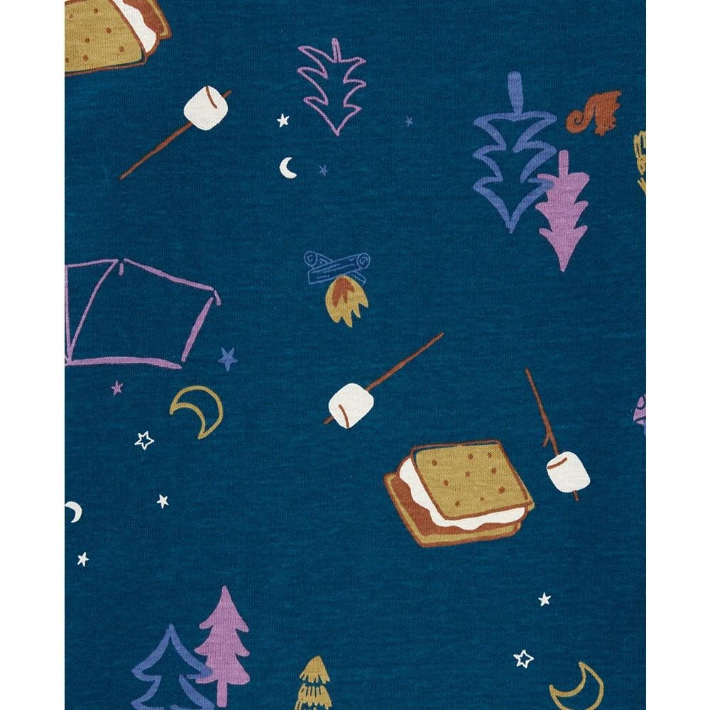 商品Carter's|Baby Girls 4-Pc. S'mores Snug-Fit Cotton Pajamas Set,价格¥124,第2张图片详细描述