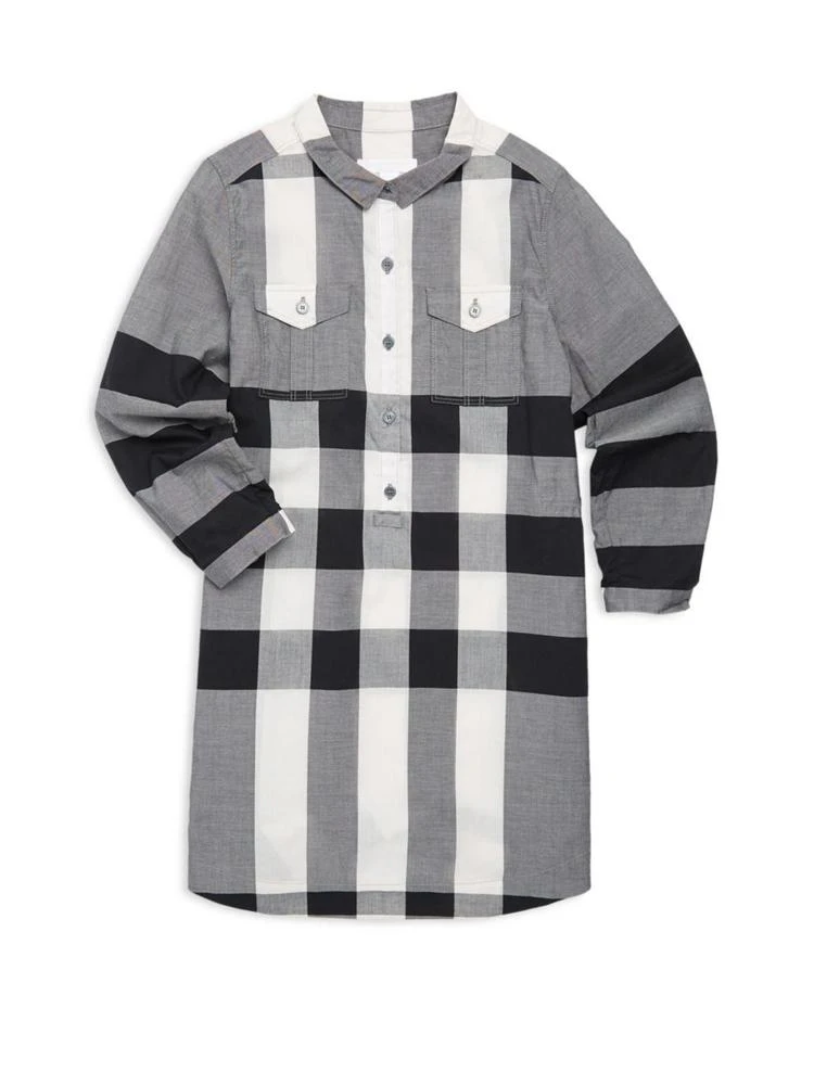商品Burberry|Little Girl's & Girl's Darielle Plaid Shirtdress,价格¥780,第1张图片