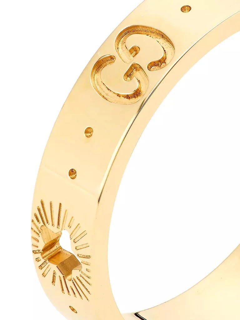 商品Gucci|Icon 18K Yellow Gold Star Detail Ring,价格¥8243,第4张图片详细描述