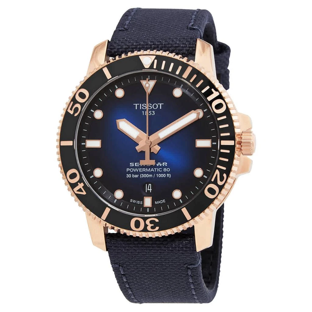 商品Tissot|Seastar Automatic Blue Dial Men's Watch T120.407.37.041.00,价格¥4573,第1张图片