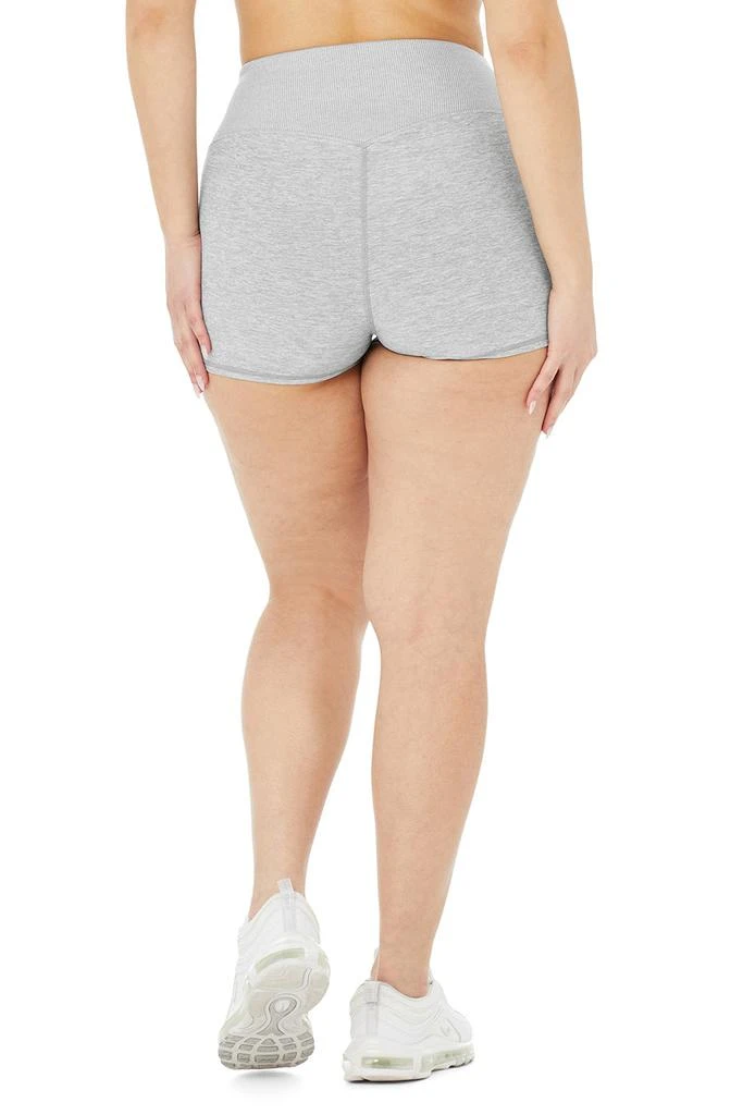 商品Alo|Alosoft Aura Short - Zinc Heather,价格¥140,第5张图片详细描述