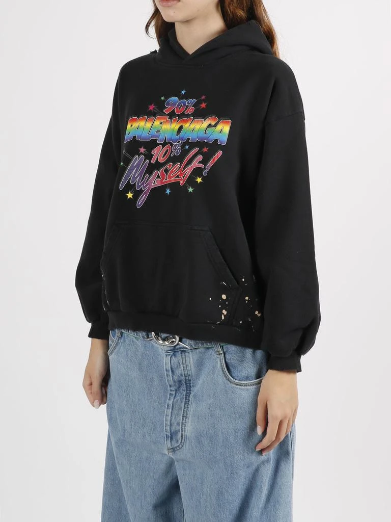 商品Balenciaga|Balenciaga 90/10 Small Fit Hoodie,价格¥6155,第3张图片详细描述