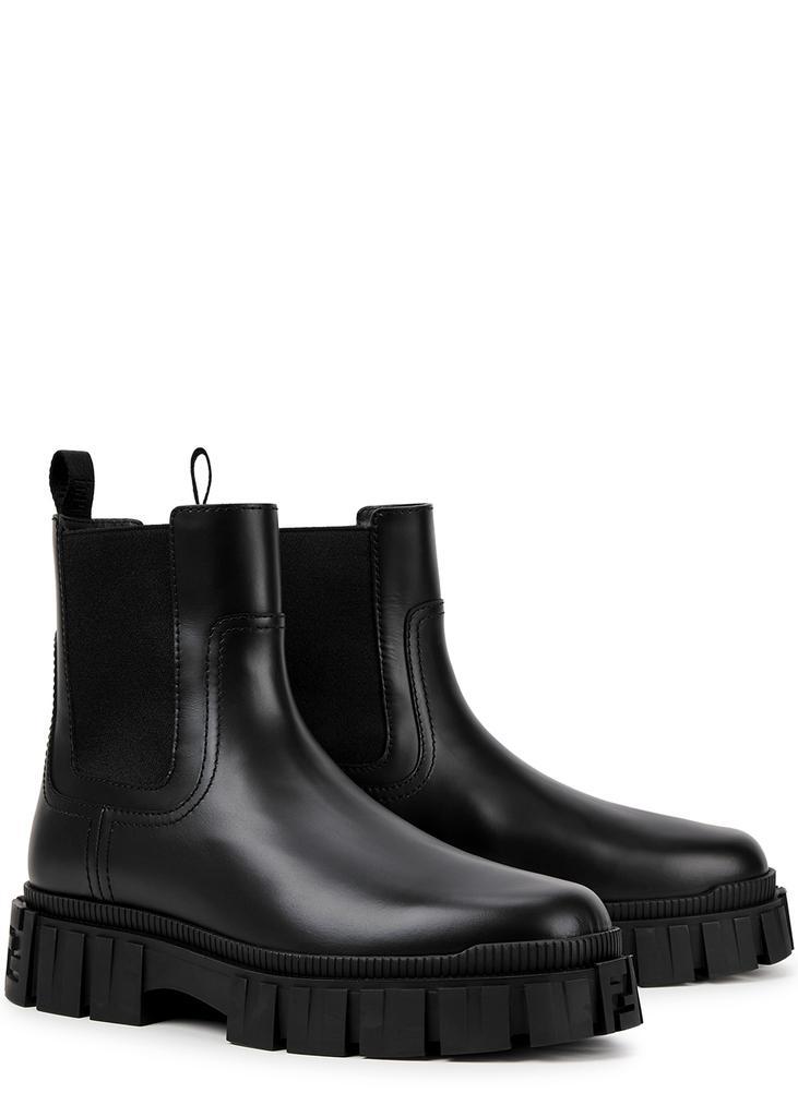 商品Fendi|Fendi Force leather Chelsea boots,价格¥6317,第4张图片详细描述