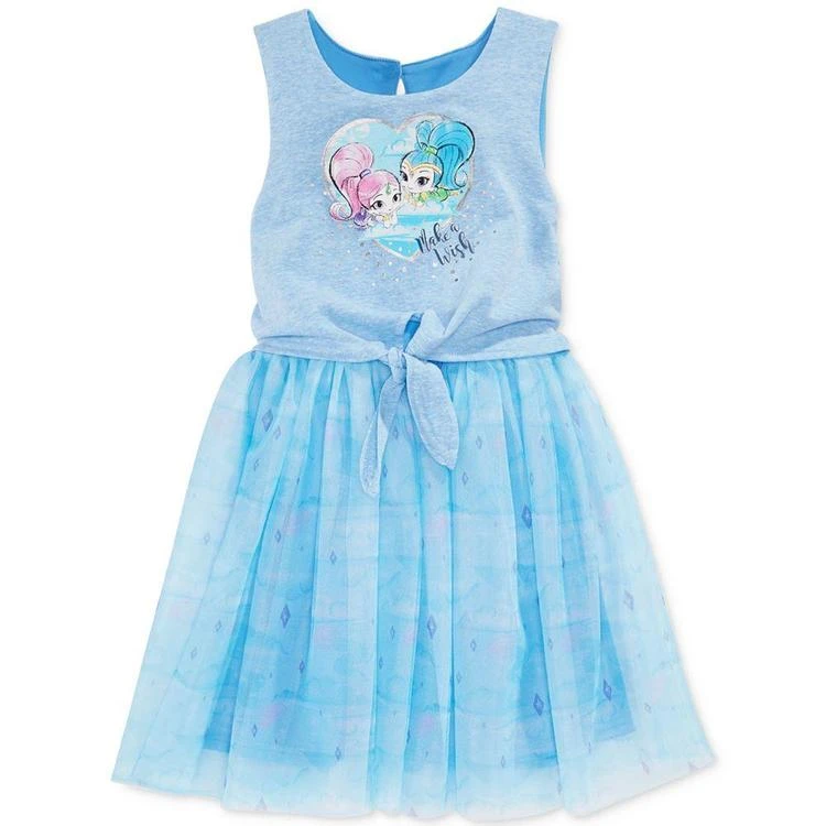 商品Nickelodeon|'s Shimmer & Shine Glitter Graphic-Print Popover Dress, Toddler & Little Girls (2T-6X),价格¥135,第2张图片详细描述