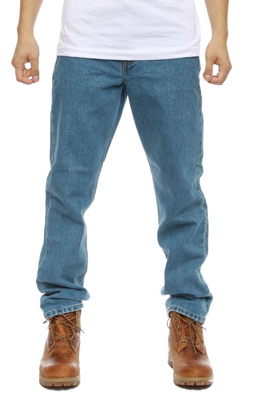 (B18) Straight/Traditional Fit Tapered Leg Jeans - Stonewash商品第1张图片规格展示