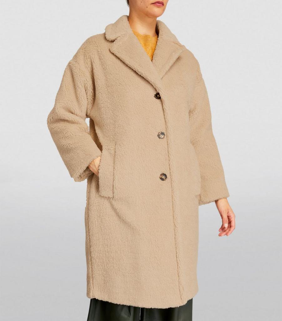 商品Weekend Max Mara|Teddy Single-Breasted Coat,价格¥6384,第5张图片详细描述