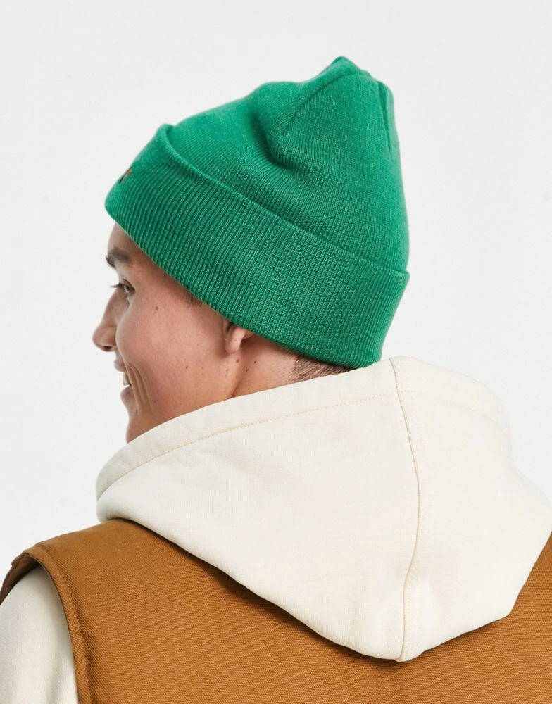 商品Carhartt WIP|Carhartt WIP script beanie in green,价格¥142,第3张图片详细描述