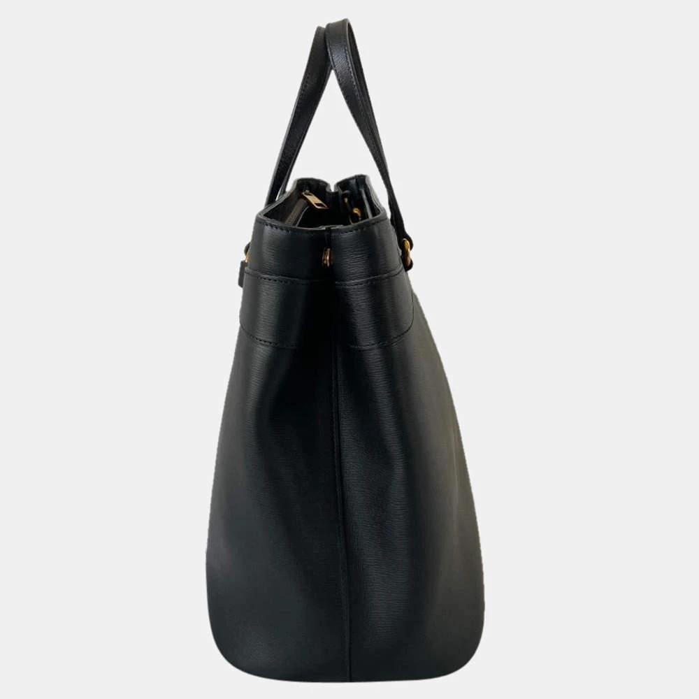 商品[二手商品] Gucci|Gucci Black Leather Large Horsebit Tote Bag,价格¥11159,第2张图片详细描述