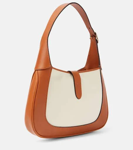 商品Gucci|Gucci Jackie S号皮革边饰单肩包,价格¥28564,第4张图片详细描述