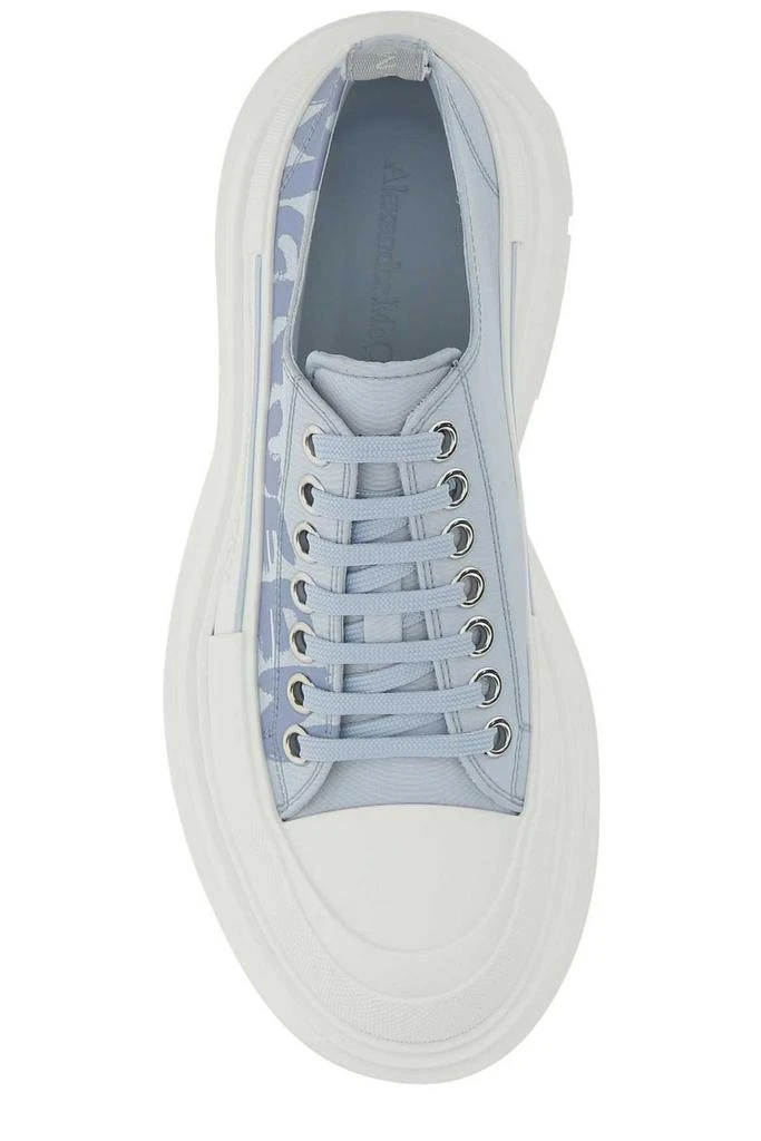 商品Alexander McQueen|Alexander McQueen Tread Slick Logo Print Sneakers,价格¥2758,第3张图片详细描述