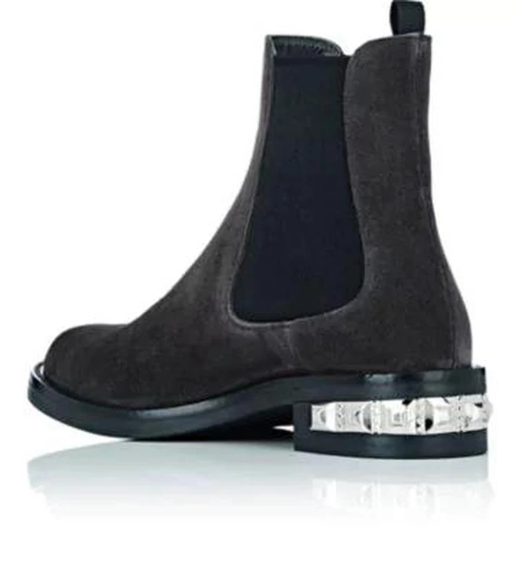 商品Miu Miu|Pyramid-Studded Chelsea Boots,价格¥3266,第3张图片详细描述