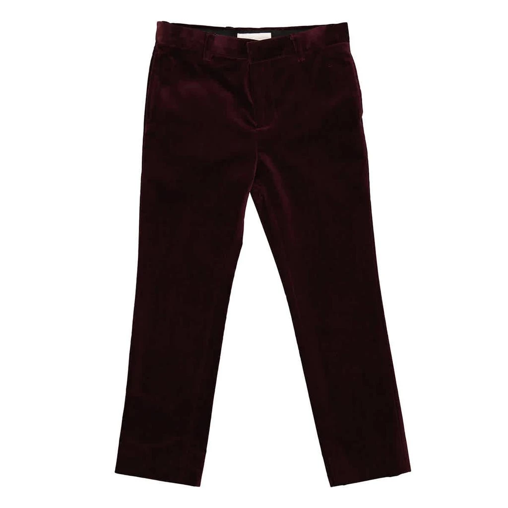 商品Burberry|Boys Black Currant Velvet Tuxedo Trousers,价格¥1023,第1张图片