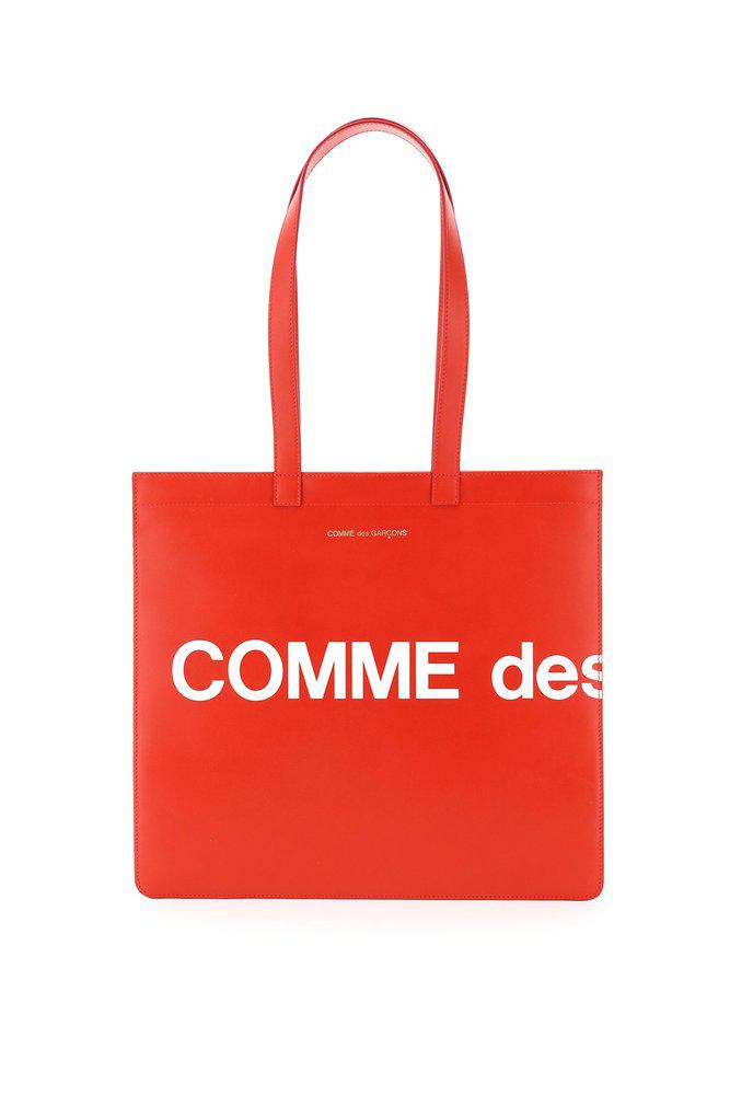 Comme des Garçons Wallet Huge Logo Print Tote Bag商品第1张图片规格展示