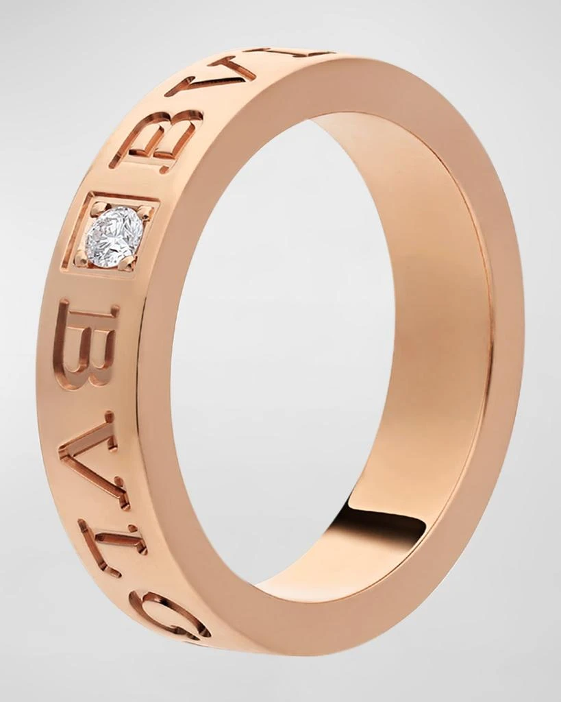 商品BVLGARI|Unisex BVLGARI BVLGARI Pink Gold Band Ring, Size 53,价格¥16784,第1张图片