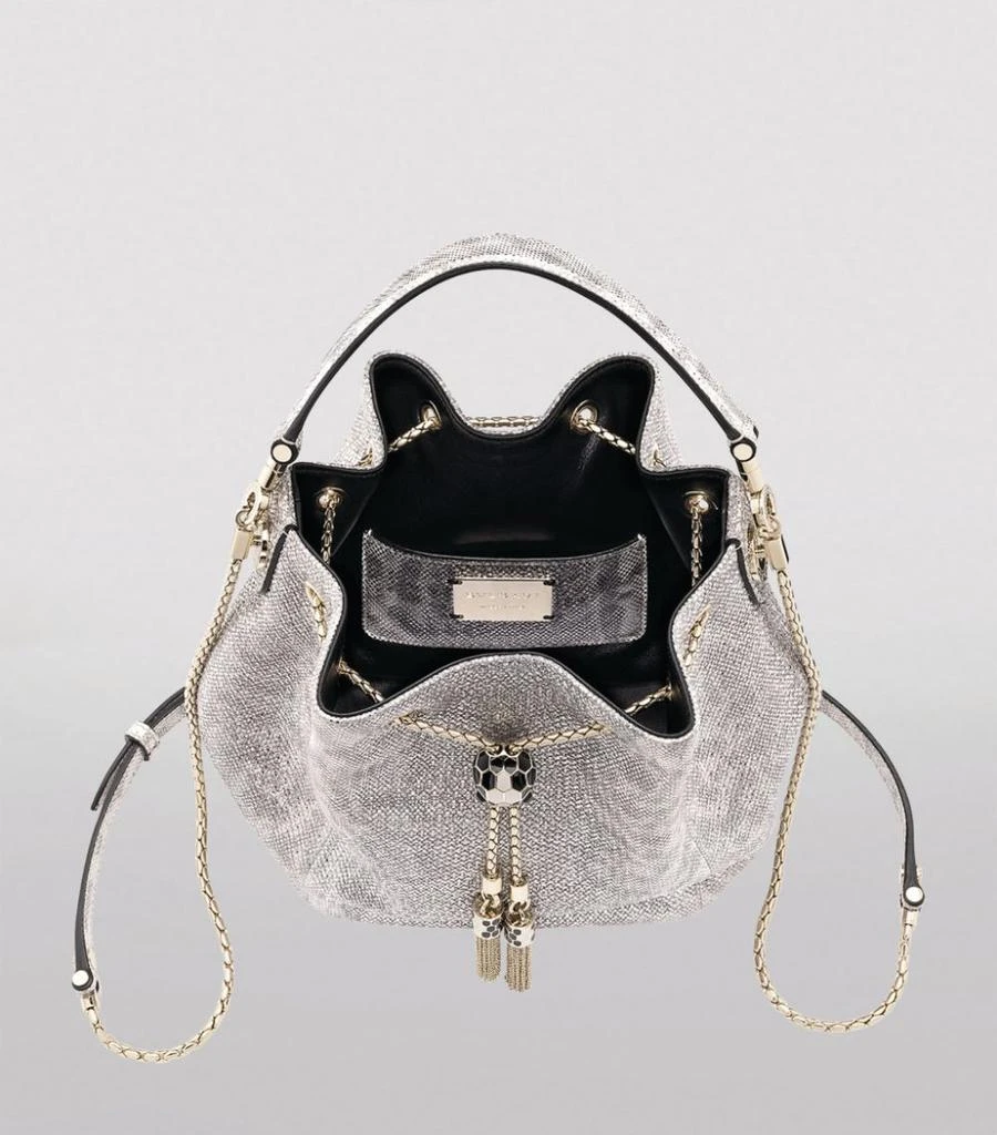 商品BVLGARI|Karung Serpenti Forever Bucket Bag,价格¥27986,第5张图片详细描述