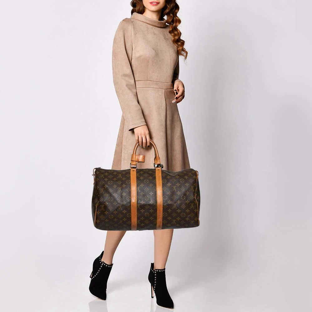 商品[二手商品] Louis Vuitton|Louis Vuitton Monogram Canvas Keepall 45 Bag,价格¥5344,第2张图片详细描述