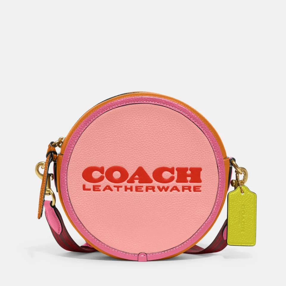 商品Coach|Coach Women's Colorblock Kia Circle Bag - Carnation Multi,价格¥1070,第1张图片