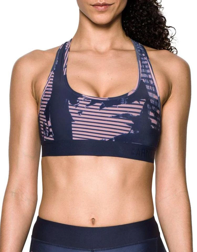 商品Under Armour|Crossback Debossed Sports Bra,价格¥302,第1张图片