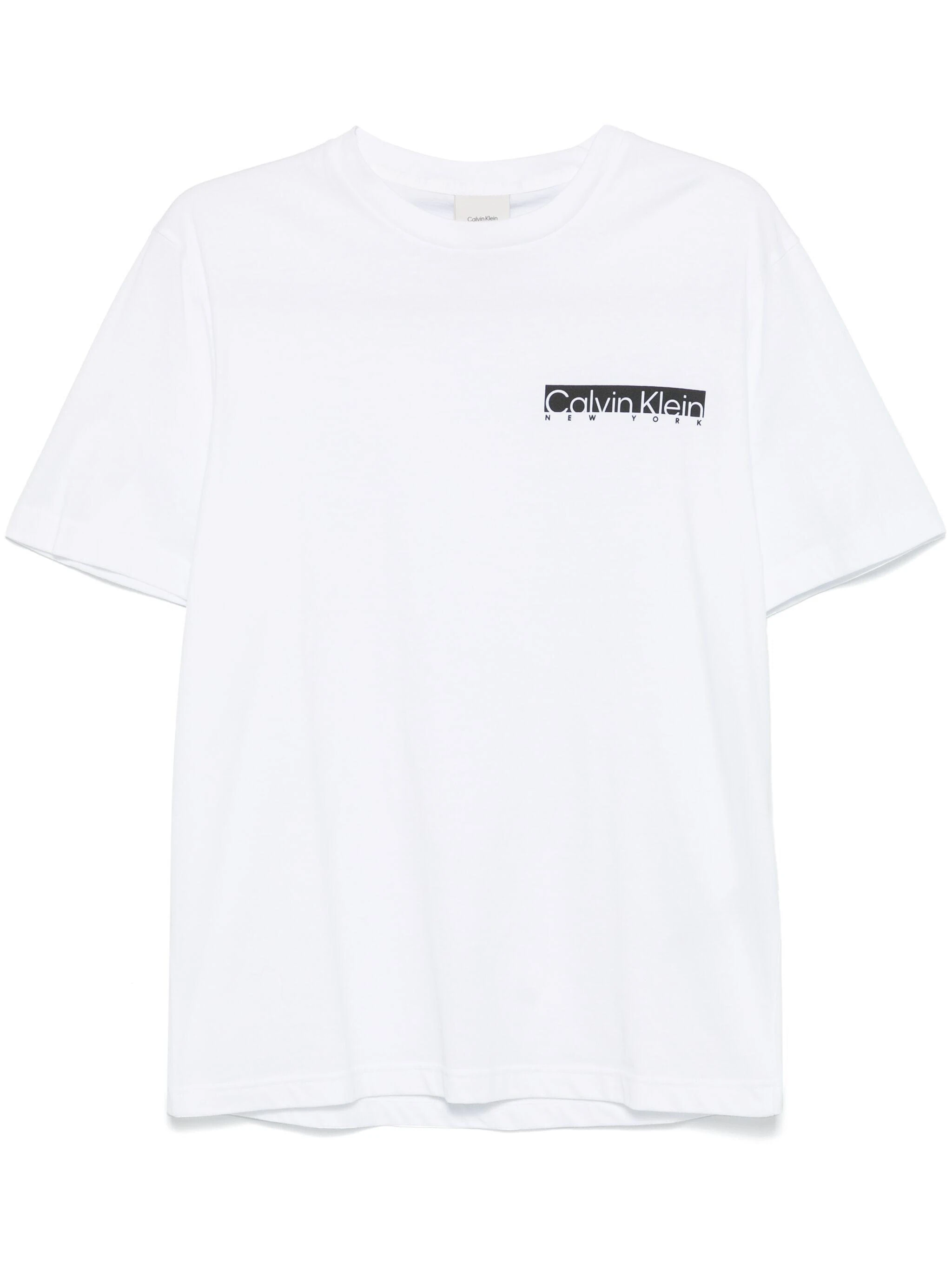 商品【商品预售7天】 Calvin Klein|Calvin Klein 男士T恤 K10K113800YAF 白色,价格¥476,第1张图片