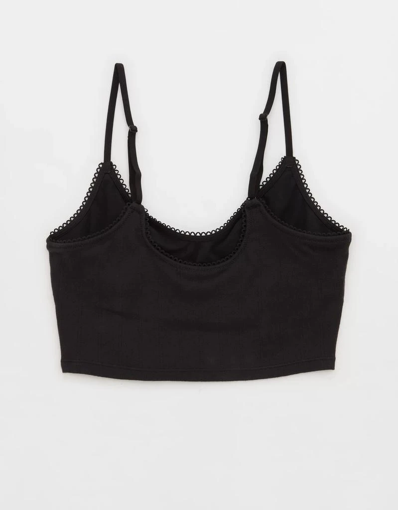 商品Aerie|Aerie Pointelle Bra Top,价格¥106,第4张图片详细描述