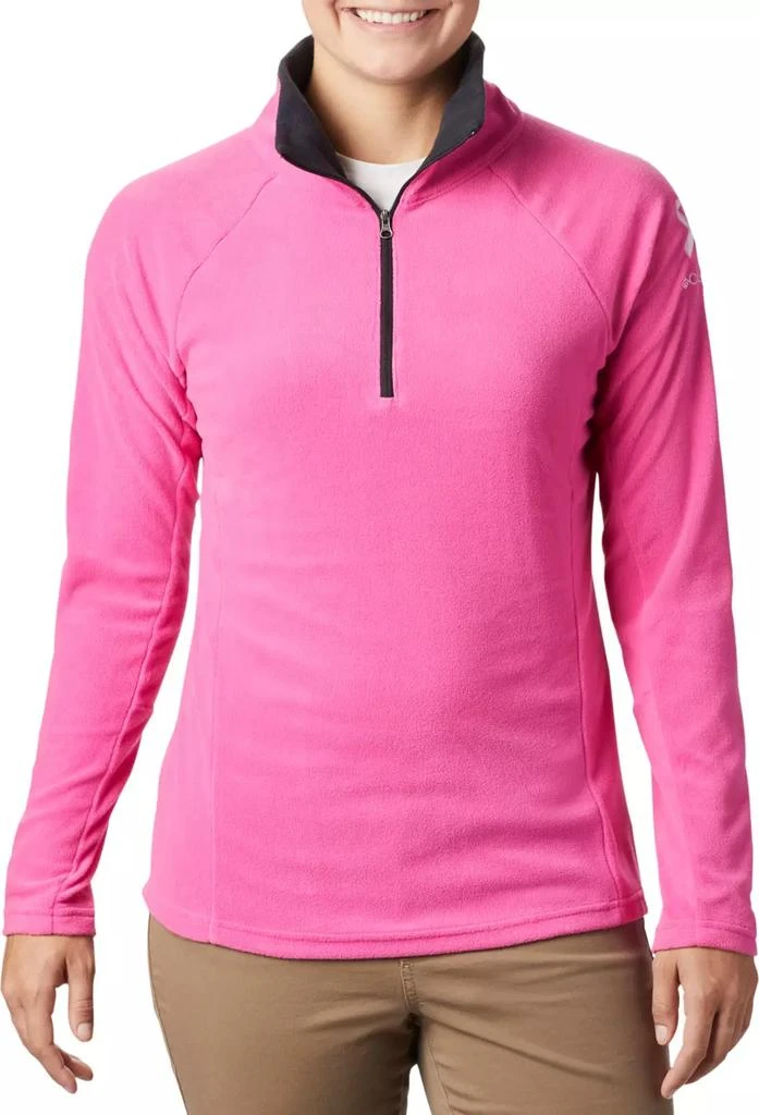 商品Columbia|Columbia Women's Tested Tough In Pink Glacial Half Zip Pullover,价格¥249,第1张图片