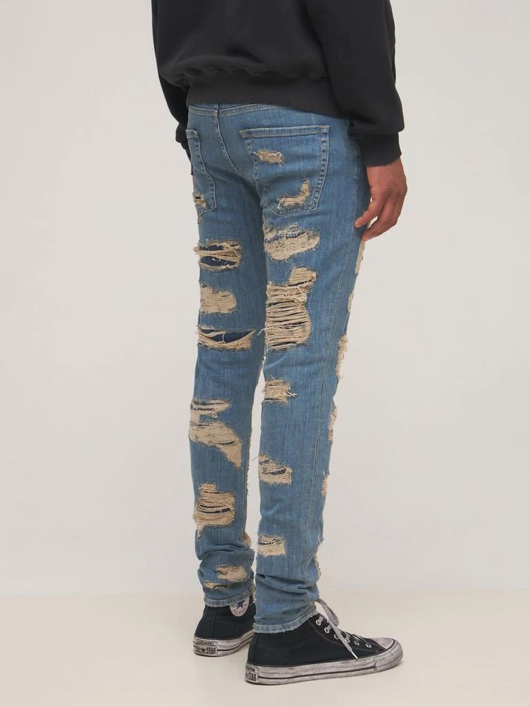 商品Represent|Shredded Skinny Fit Denim Jeans,价格¥1009,第2张图片详细描述