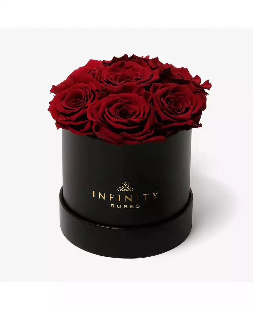 商品Infinity Roses|Round Box of 7 Red Real Roses Preserved To Last Over A Year,价格¥1009,第4张图片详细描述