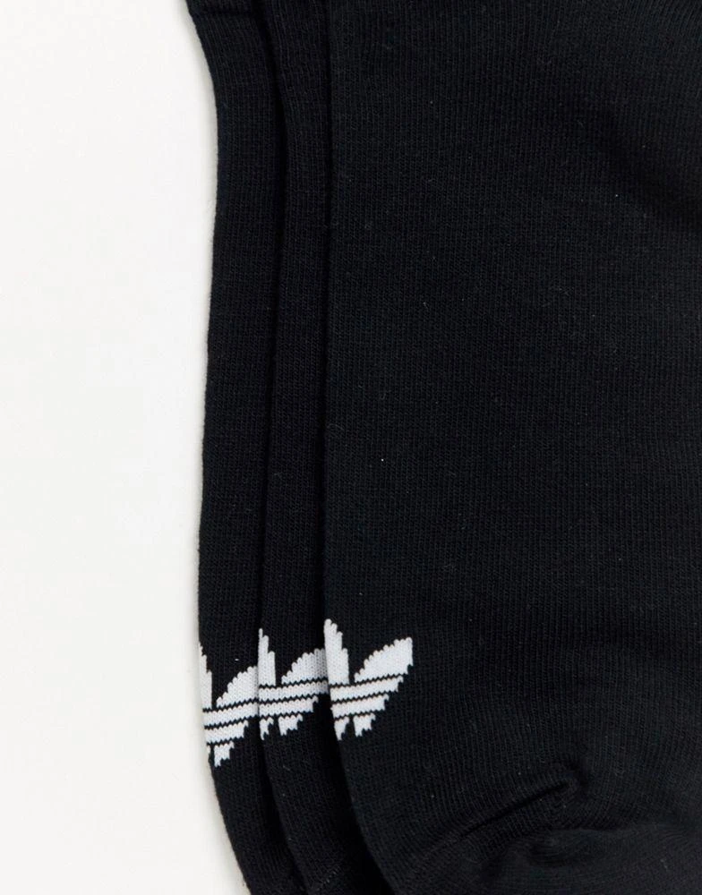 商品Adidas|adidas Originals 3 pack trainer socks in black,价格¥115,第3张图片详细描述