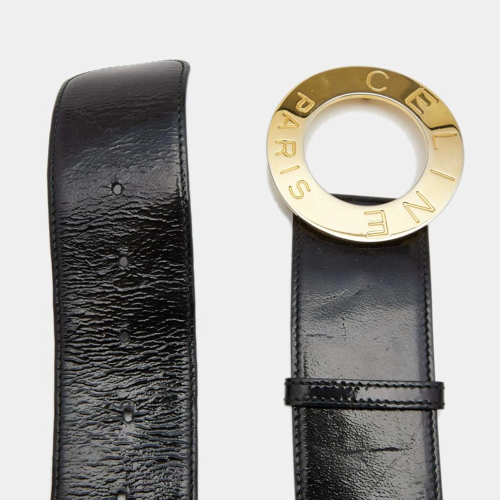 商品[二手商品] Celine|Celine Black Patent Leather Buckle Belt,价格¥1285,第2张图片详细描述