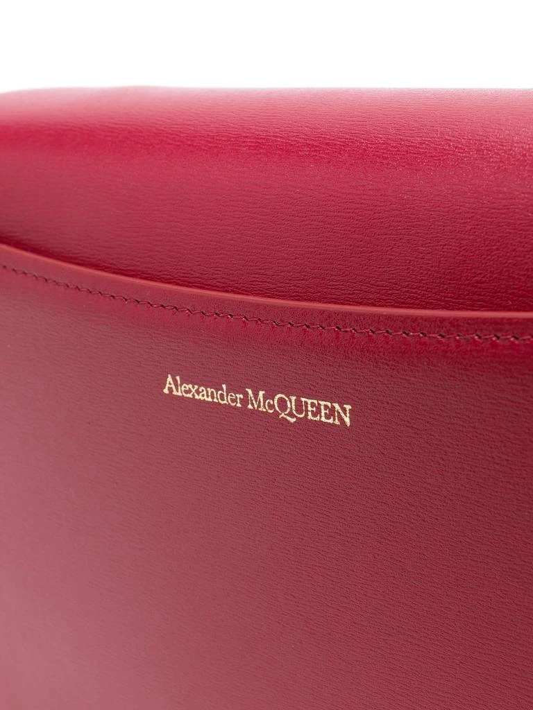 商品Alexander McQueen|ALEXANDER MCQUEEN - The Four Ring Leather Shoulder Bag,价格¥8558,第3张图片详细描述