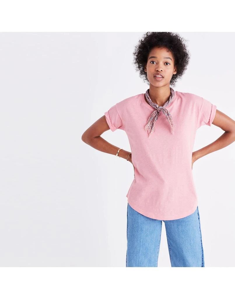 商品Madewell|Whisper 全棉圆领T恤,价格¥154,第3张图片详细描述
