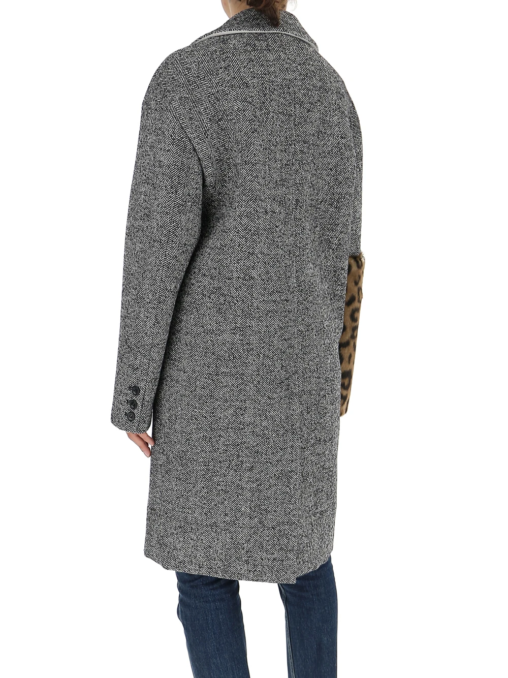 商品【商品预售7天】 N°21|N°21 女士大衣 N0123045F911 灰色,价格¥3861,第5张图片详细描述