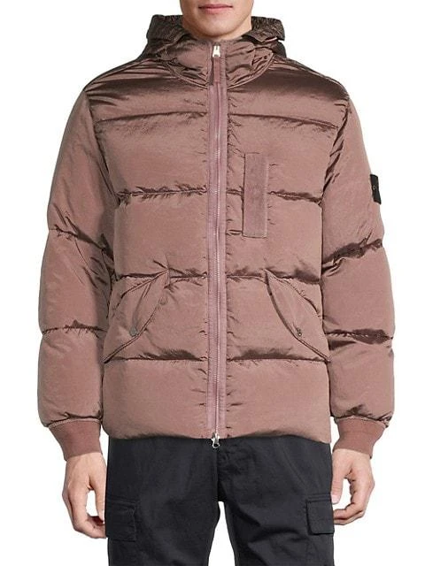 商品Stone Island|Nylon Hooded Down Jacket,价格¥5685,第3张图片详细描述