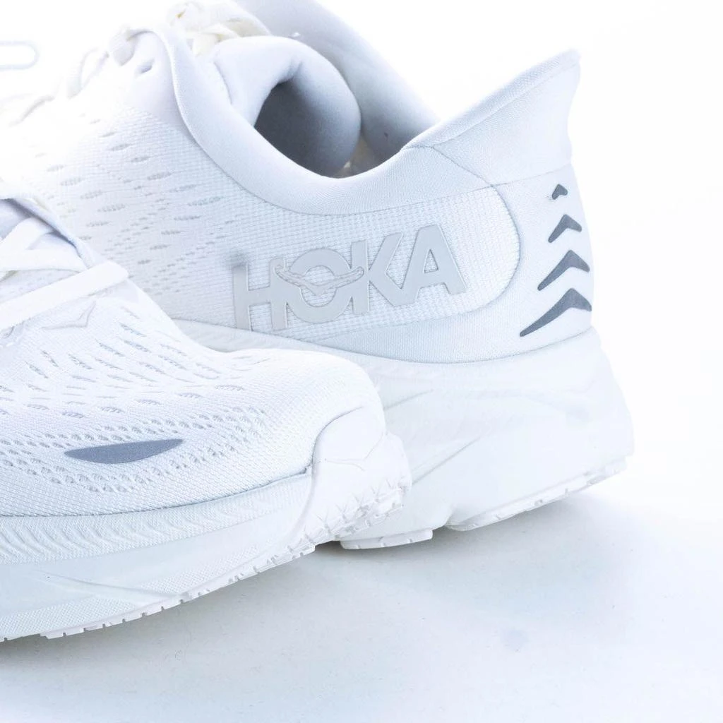 商品Hoka One One|男款 Clifton 8 跑鞋 纯白色,价格¥534,第4张图片详细描述