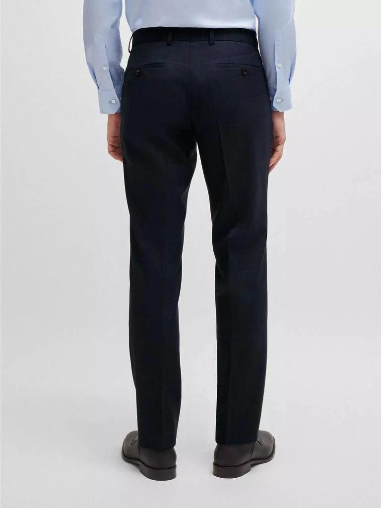 Slim Fit Suit in Checked Wool 商品