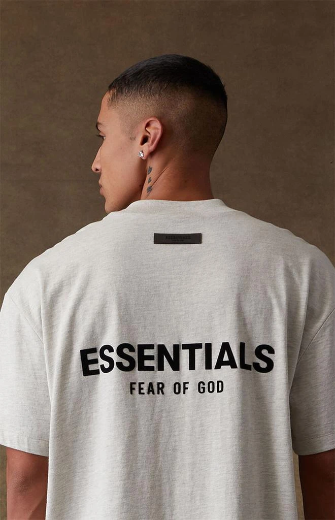 商品Essentials|Light Oatmeal T-Shirt,价格¥370,第5张图片详细描述