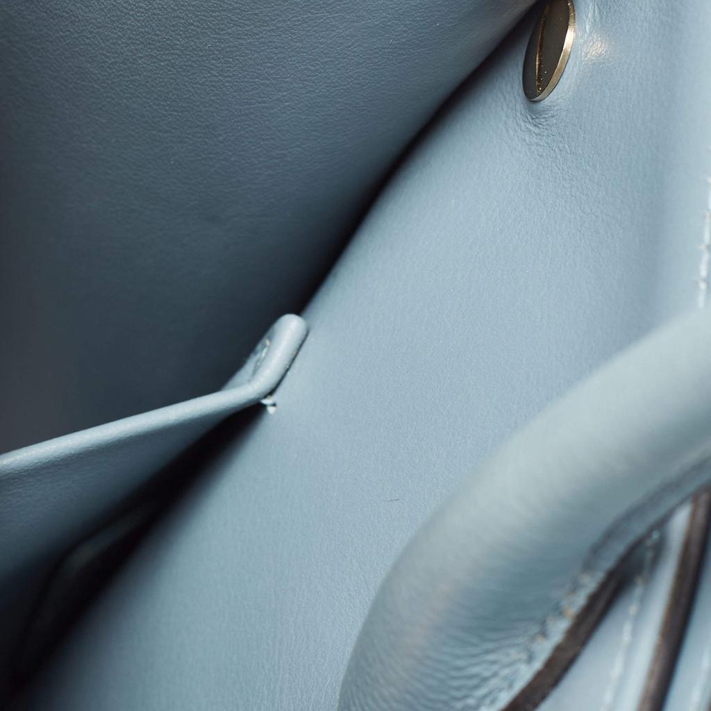 Dior Light Blue Leather Medium Diorever Tote商品第8张图片规格展示