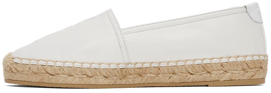 商品Yves Saint Laurent|白色 Monogram 草编鞋,价格¥5414,第5张图片详细描述