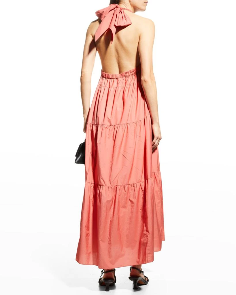 Sleeveless Tiered Halter Maxi Dress 商品
