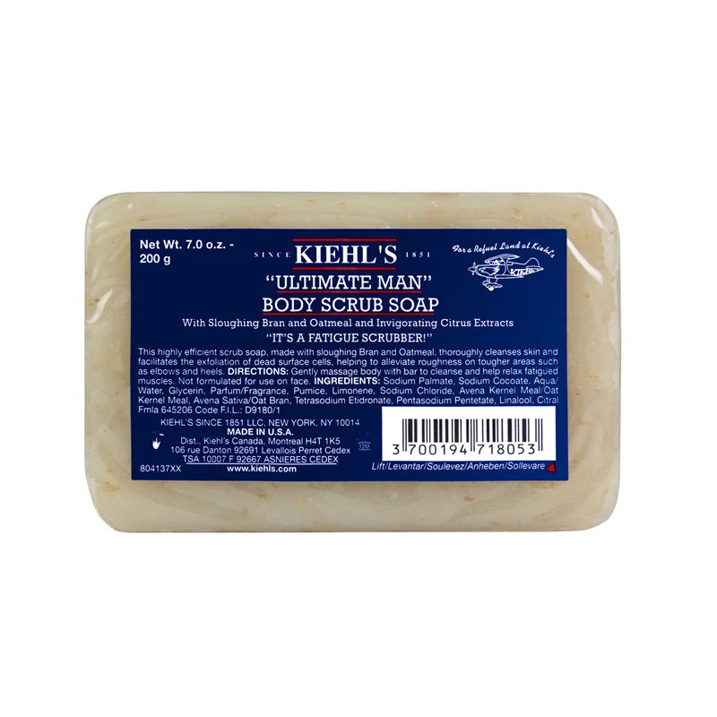 商品Kiehl's|Kiehl's科颜氏 男士燕麦磨砂皂200G,价格¥168,第1张图片